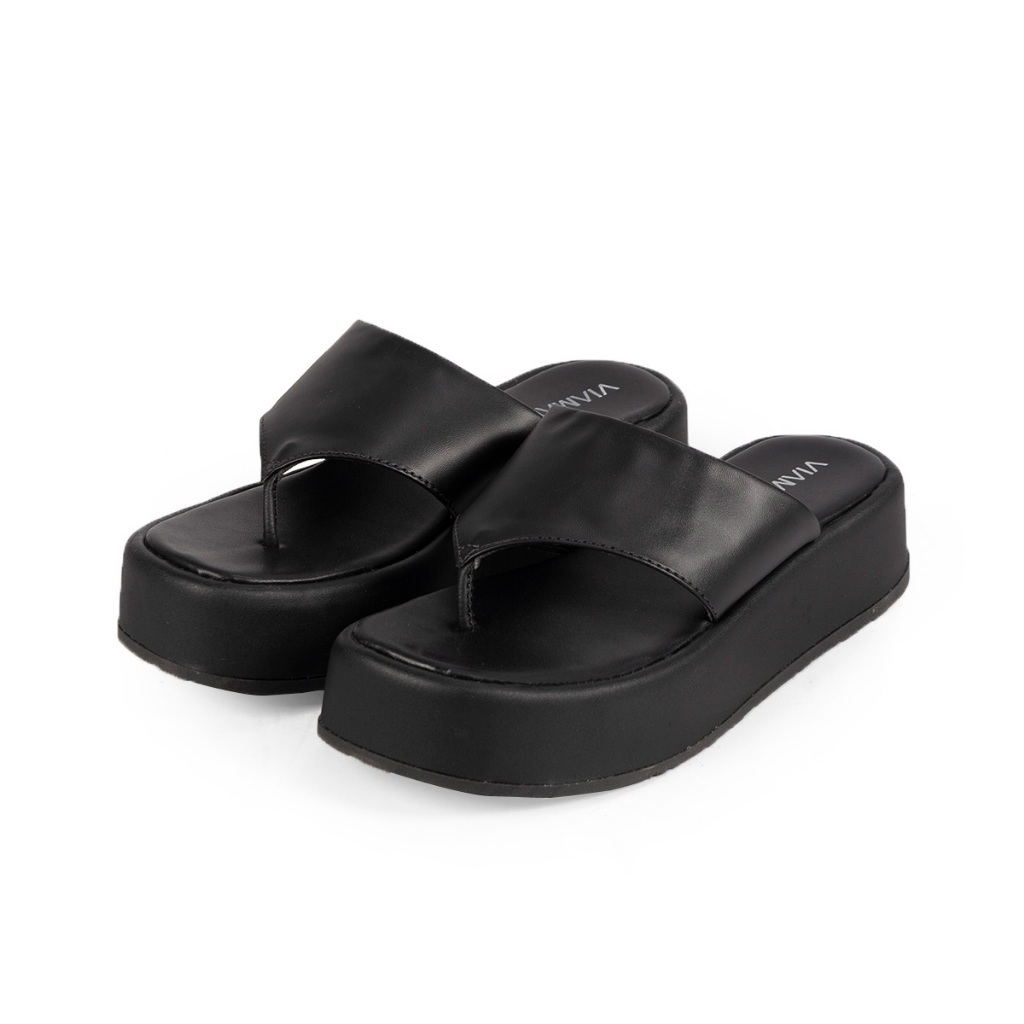Tamanco Flatform Chinelo Feminino de Dedo Asa Delta Via Mariza Confortável
