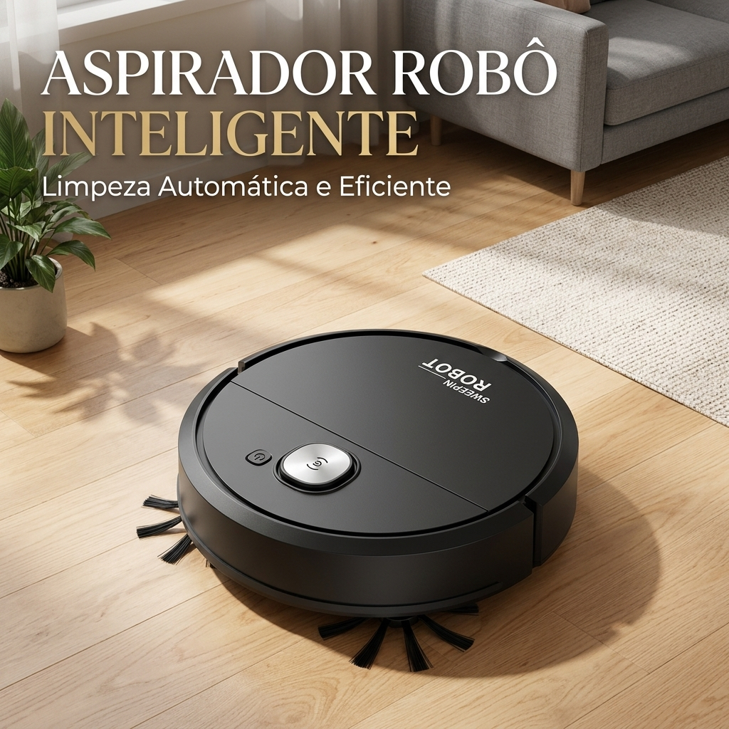Lume&Lume Robô Varredora/Aspirador De Pó  Automática 3 Em 1 Limpeza Doméstica Robótico Inteligente E Silencioso