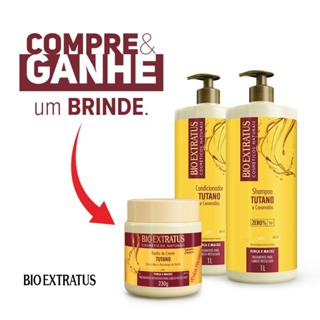 Kit Tutano Shampoo e Condicionador Bio Extratus - 1L Força e Maciez em Oferta na Shopee