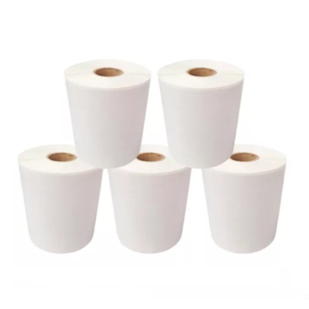 5 Rolos Etiqueta10x15100x150 Térmica Adesiva Serrilha Não Usa Ribbon Para ECommerce (180 etq/rolo)
