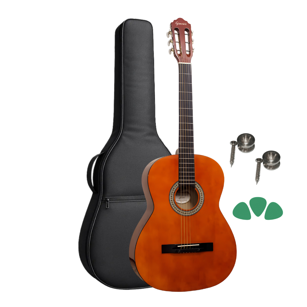 Violão Giannini Start S14 Aço + Capa + Paletas S14 N Natural em Oferta na Shopee