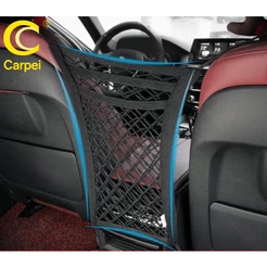 Rede De Armazenamento De Encosto / Assento De Carro Universal De 3 Camadas Traseiro Carpei
