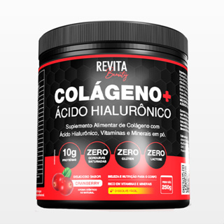 COLAGENO + ÁCIDO HIALURÔNICO REVITA BEAUTY 250G - ENVIO EXPRES em Oferta na Shopee