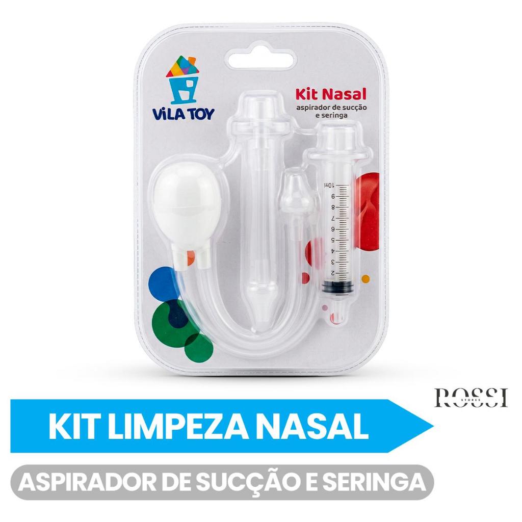 Kit Lavagem Nasal Bebê e Infantil – Aspirador + Seringa em Oferta na Shopee