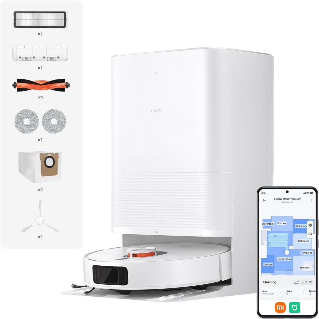 Robô Aspirador Xiaomi X20 Pro / Aspira Passa Pano e Lava 220v/110v Original Robo modelo 2025