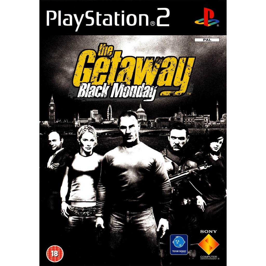 🚔 The Getaway Black Monday PS2 DVD - Jogo de Ação Estilo GTA - Mundo Aberto - PlayStation 2 Desbloqueado