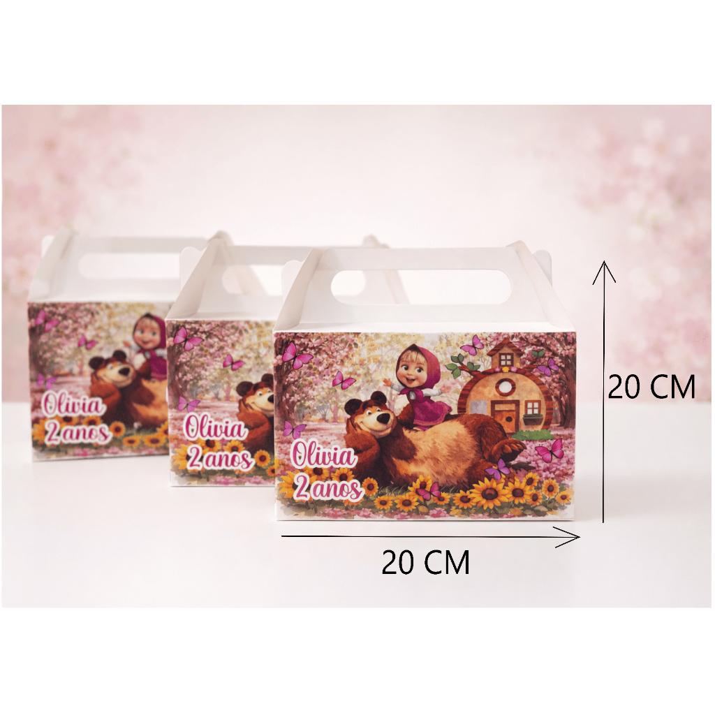 Caixa Maleta Para Lembrancinha personalizada fazemos todos os temas MEDIDA 11X20
