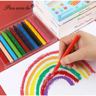 Giz de cera de colorir/giz de cera triangulo/ lápis de colorir/ giz de cera plástico
