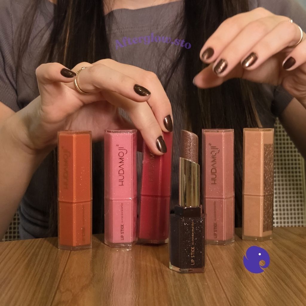 LIP STICK - GLOSS EM BASTÃO - HUDAMOJI - BRILHO INTENSO