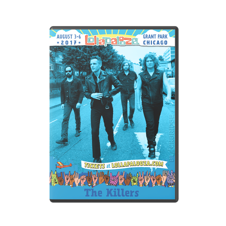 The Killers DVD Lollapalooza Chicago 2017