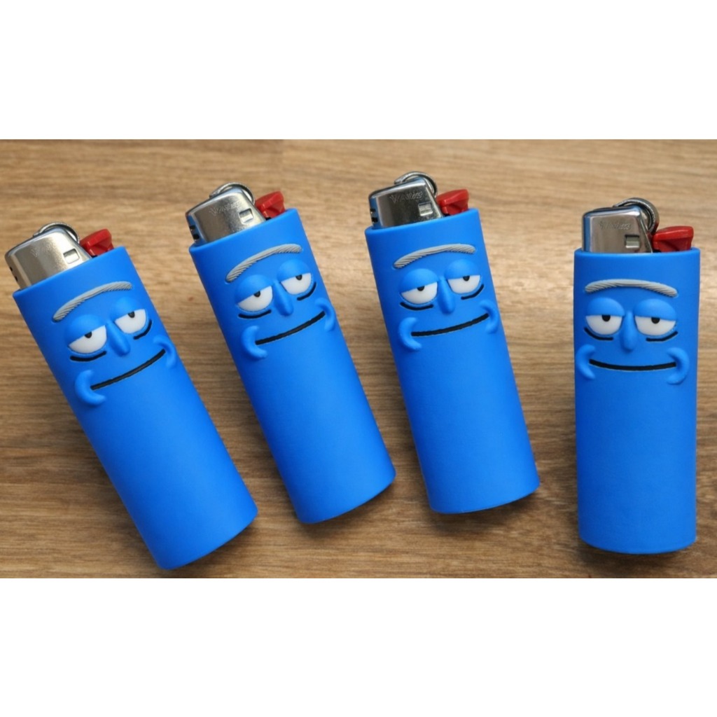 Kit 4 Capa Isqueiro Bic Rick And Morty Acendedor Soco Ingles fogo , Para Bic ou Isqueiro que seja funcional