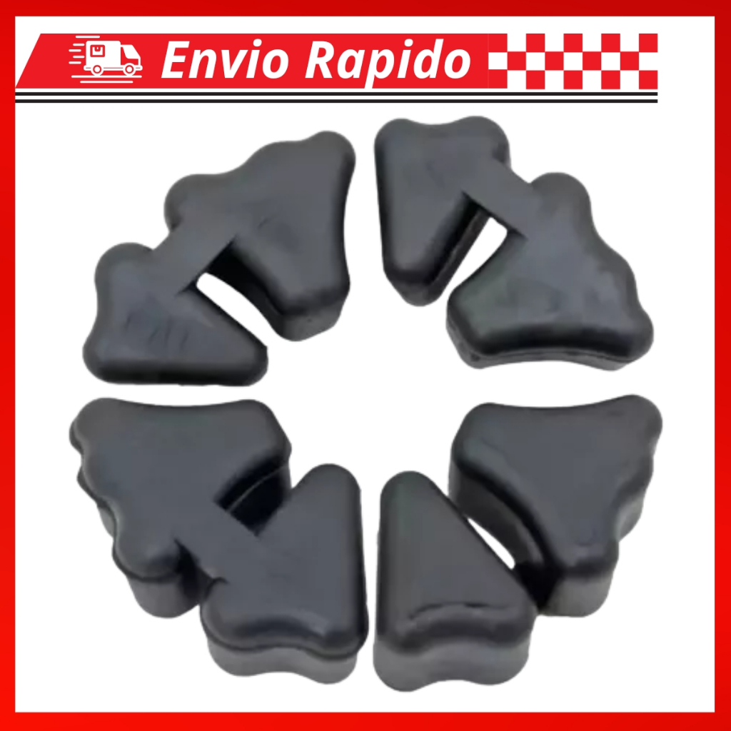 Coxim Bucha Coroa Titan 150 Fan 150 Titan 160 2004 Á 2024 Kit 4 Peças