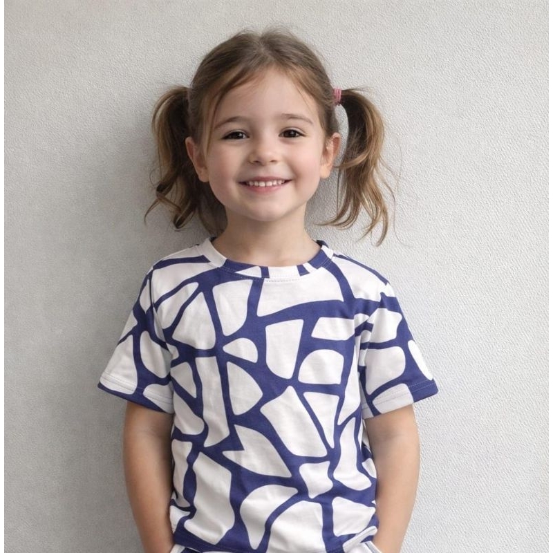 kit blusa infantil são 2  blusa gola e manga elastano veste 6 7 8 anos menina e menino