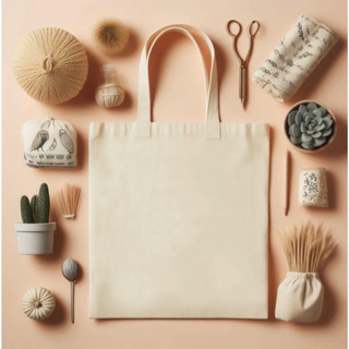 Sacola bolsa ecobag 38x45cm 100% algodão cru lisa em Oferta na Shopee