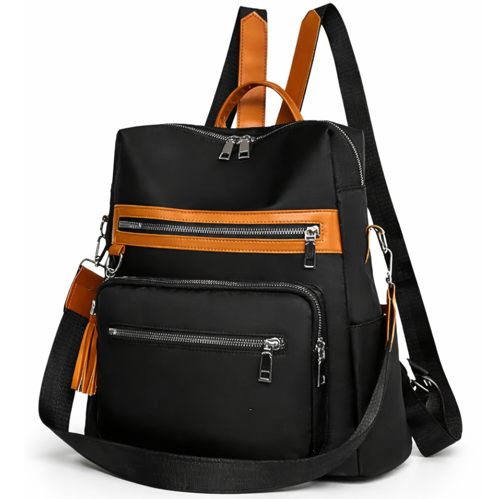 Bolsa Mochila Feminina Alça Transversal e Costas Impermeável em Oferta na Shopee