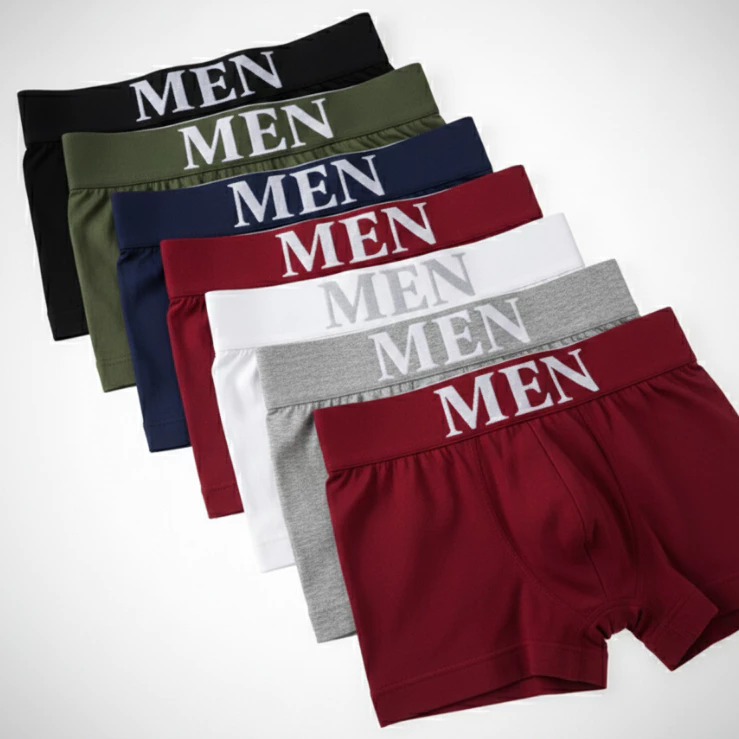 Kit Cuecas Boxer Men Sem Costura 04 ou 01 Microfibra Casual Premium Toque Macio Masculino PROMOÇÃO