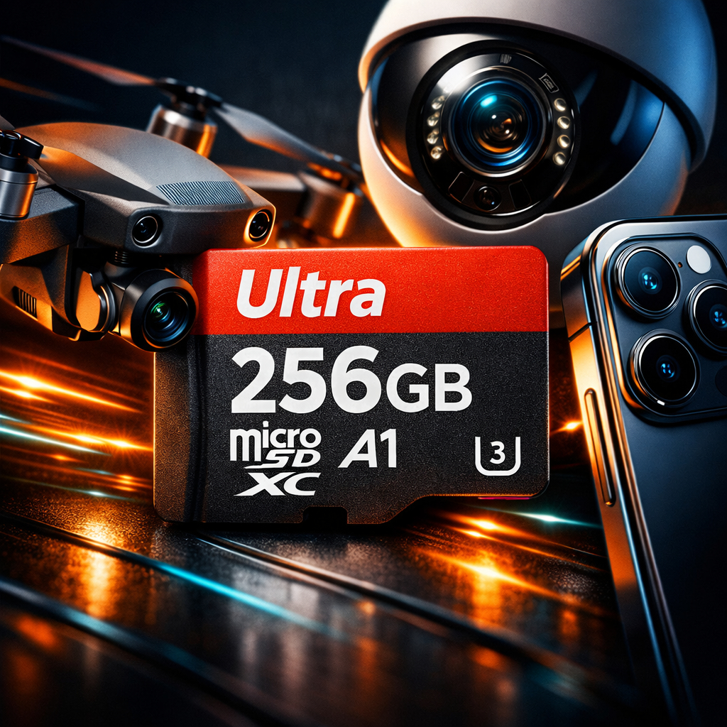 Cartão de Memória Micro Sd 256Gb 100mb/s Para Câmeras Wi-fi Nintendo Switch Drone Gopro Celular Tablet classe 10 Full HD em Oferta na Shopee