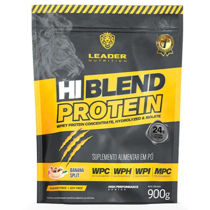 Whey Blend Protein banana split 900g Leader