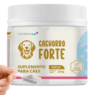 Cachorro Forte Gold 250g - Suplemento 4x mais potente o Fim da Queda de Pelo e Derme + Imunidade em Oferta na Shopee