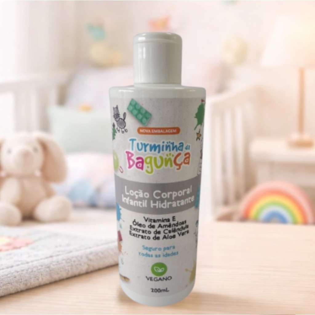 Kit 02 Loção Corporal Infantil TURMINHA DA BAGUNÇA 200 ml em Oferta na Shopee