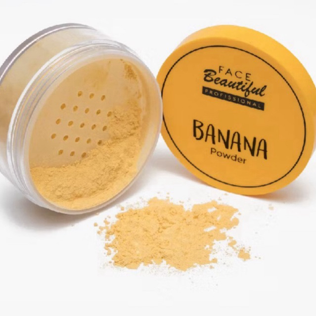 Pó banana Fixador Translucido Finalizador Pele Oleosa Nunca Mais