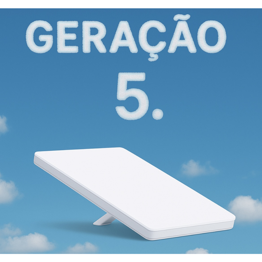 Starlink Mini 5º Geração Internet rápida Via Satélite Antena Original Nota Fiscal Garantia 12 meses.