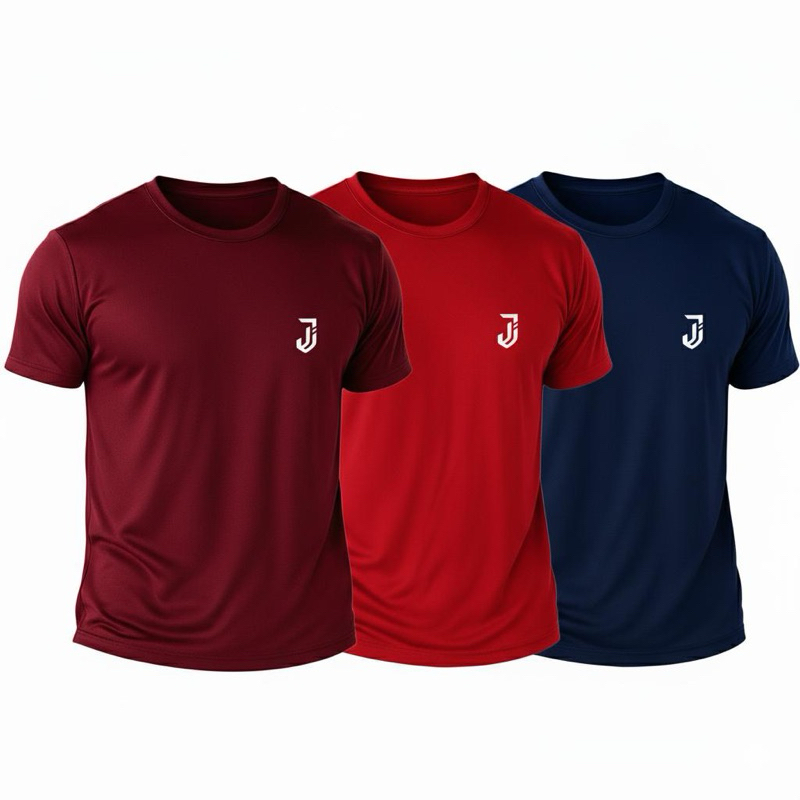 KIT 3 Camisetas Masculina Dry Fit poliéster camisa academia masculino  esportiva atividade fisica