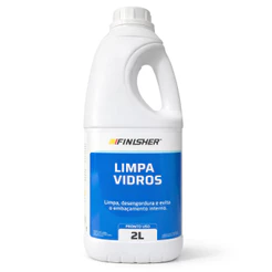 Finisher Limpa Vidros 2L Galão Anti-embaçante Desengordurante Uso Profissional