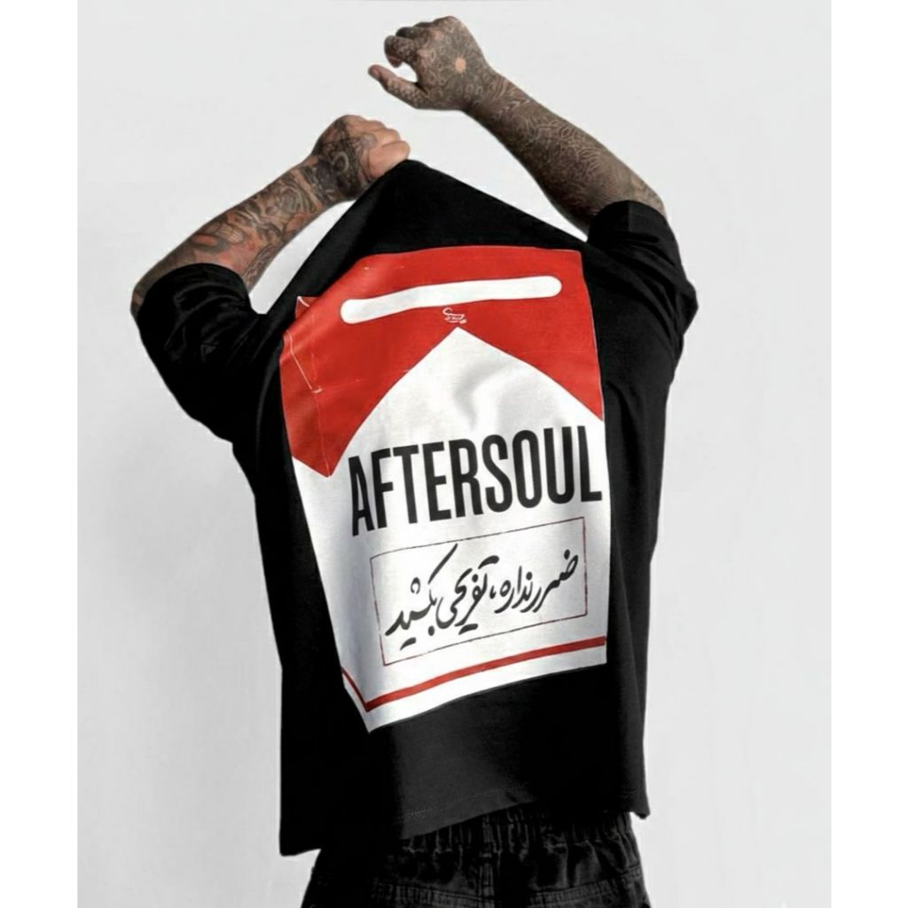 Camiseta Oversized Aftersoul Street Label Unissex Plus Size P ao G5 100% Algodão