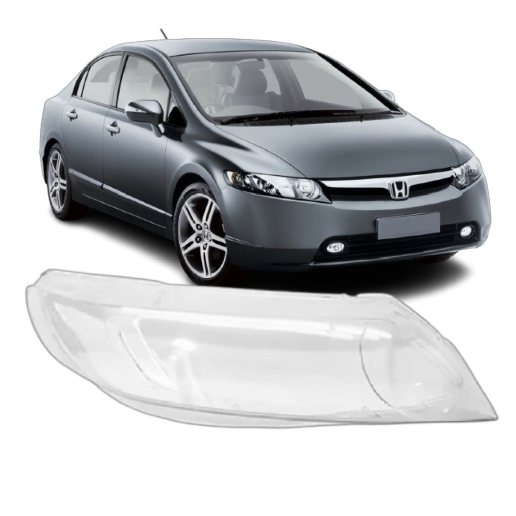 Lente Farol Honda New Civic Exs Sl Lxs 2006 2007 2008 2009 2010 2011