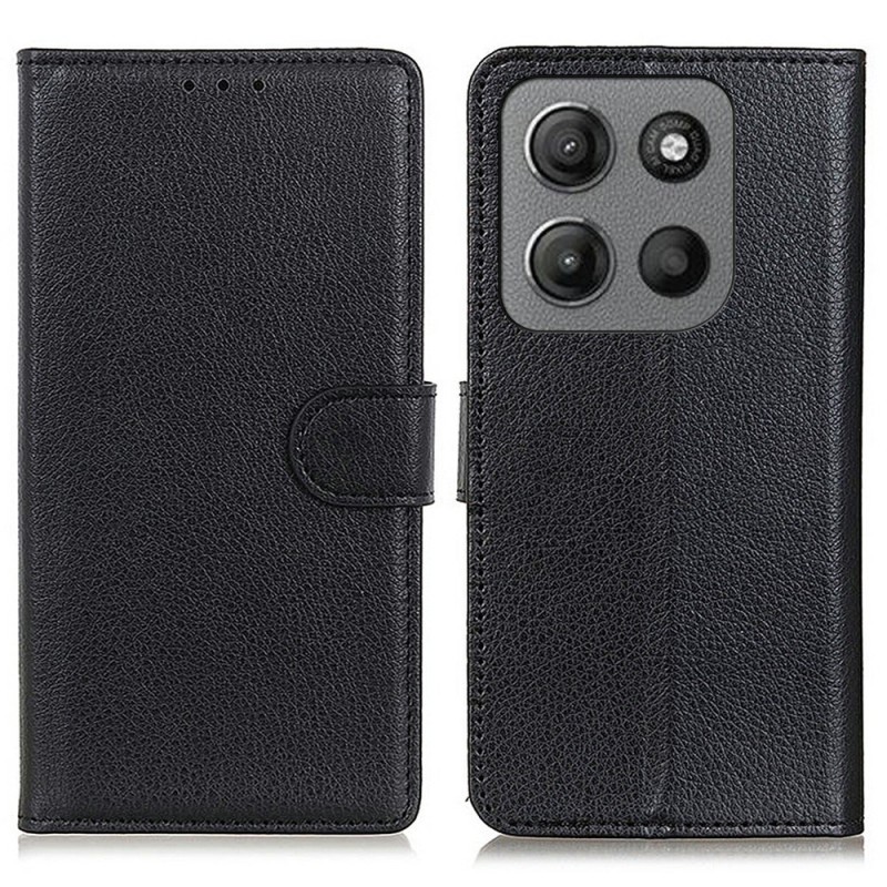 Capa Carteira Flip + Película Para Motorola Moto G17