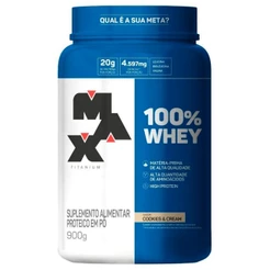 100% Whey Protein Concentrate Cookies e Cream 900g