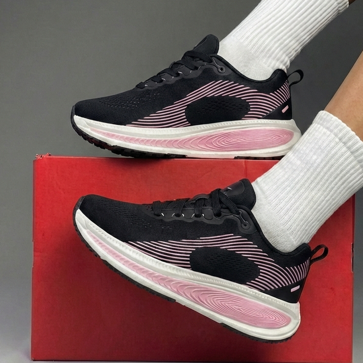 Tênis Academia Feminino Esportivo Confortável Macio Caminhada Leve Corrida Verão