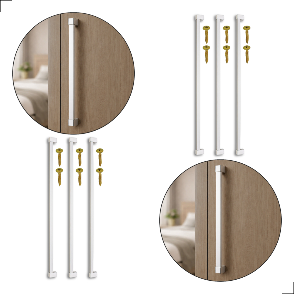 Kit 6 Puxador 512mm Alumínio Móveis Gaveta Armário Cozinha em Oferta na Shopee