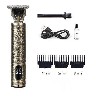 Máquina De Cortar Cabelo Barba Profissional Com Led Barbeador E Cortador Digital C/ Display Lançamento em Oferta na Shopee