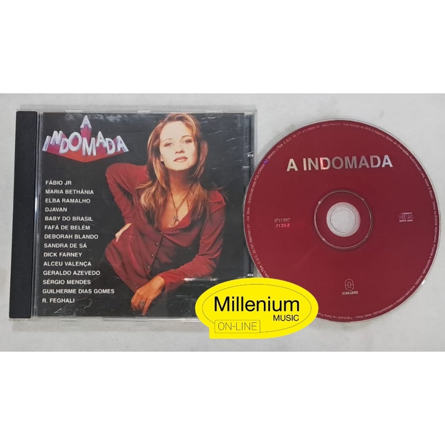 CD A Indomada Trilha Sonora Nacional Da Novela 1997 Original Gravadora Colecionador Ótimo Estado
