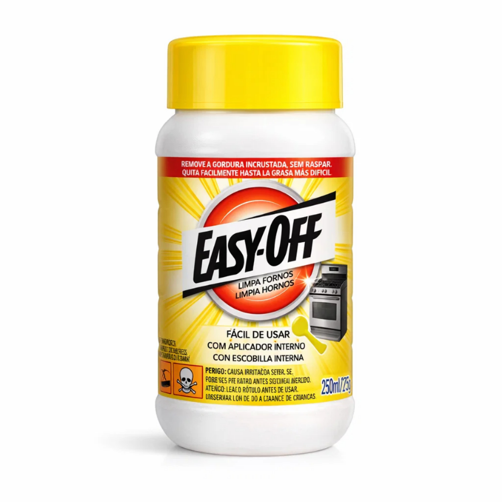 Limpador de Forno Easy Off 250ml Desengordurante Grelha Churrasqueira Gordura Pesada