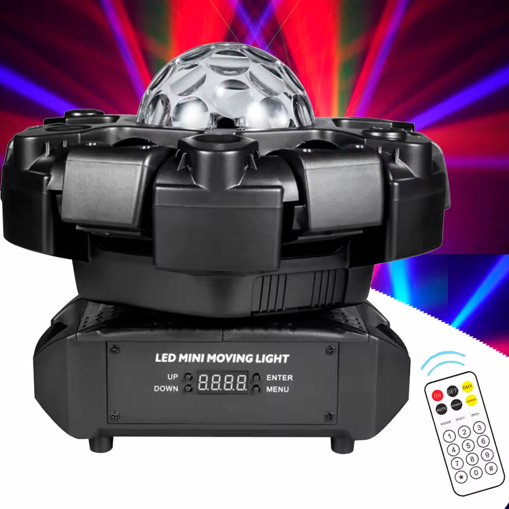 Luz Laser LED 80W Estroboscópica para Festa, Balada e KTV – Efeito Profissional Eventos