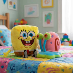 Boneco Pelúcia Bob Esponja Grande 30 cm Imperdível Brinquedo Decoração
