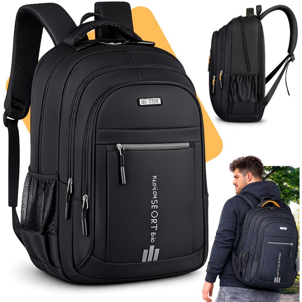 Mochila Escolar Executiva Notebook Viagem Unissex Bolsa Resistente - Envio Imediato