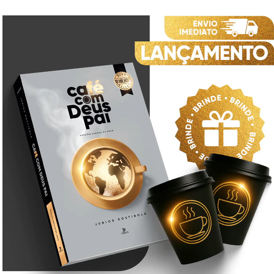 Café com Deus Pai 2026 + 2 Copos em Oferta na Shopee