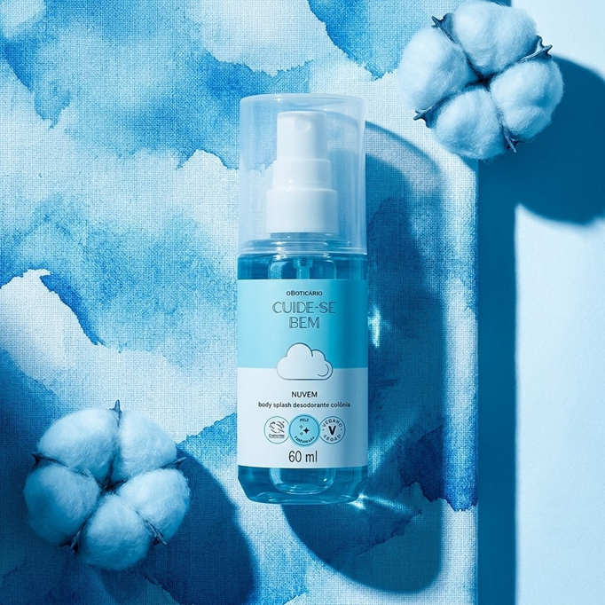 Body Splash (MINI) Cuide-Se Bem Nuvem 60ml