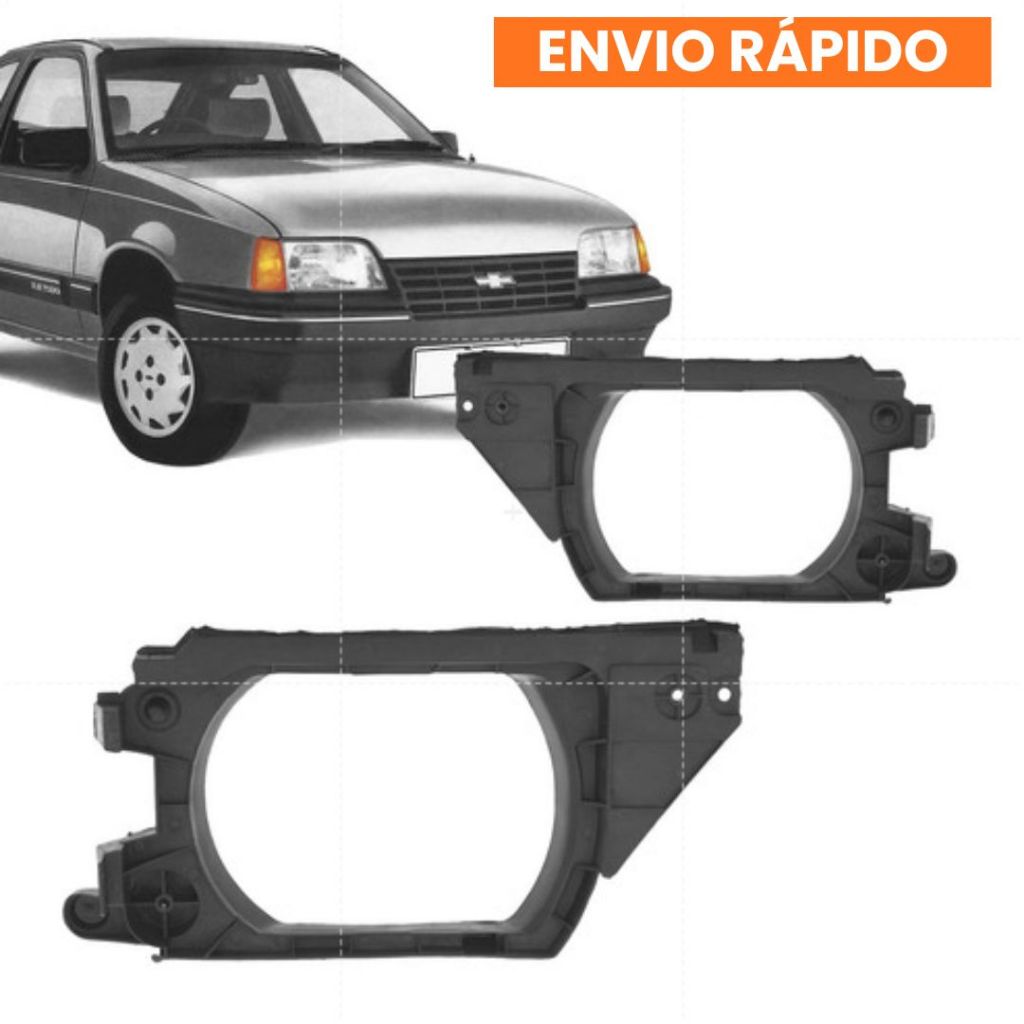 Carcaça Farol Kadett 1989 A 1998 Com Parafuso