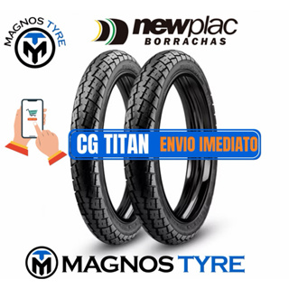 Pneu Titan Cg Sem Câmera  90/90-18 + 2.75-18 Magnos Tyre Ybr Titan Cg 125 150 160 RODE ATE 15 MIL KM em Oferta na Shopee