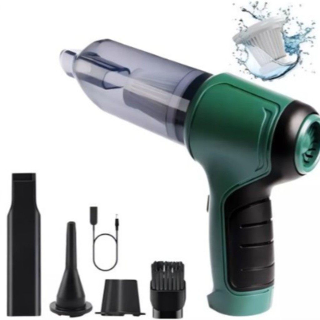 Aspirador de Pó Portátil Automotivo 5 em 1 Sem Fio Alta Potência Carro Envio Imediato