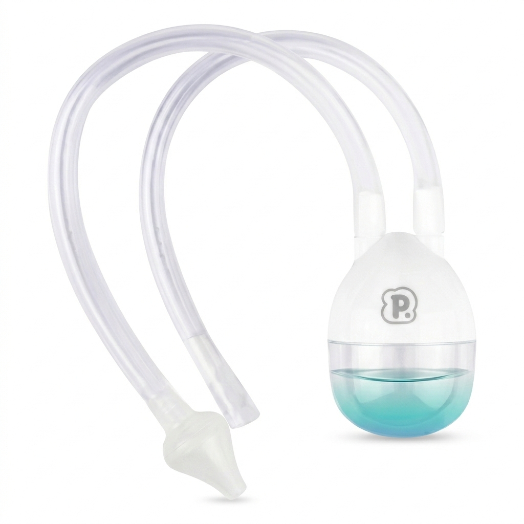 Aspirador Nasal Pimpolho para Bebê, Alívio Imediato Com Sucção Ponta de Silicone