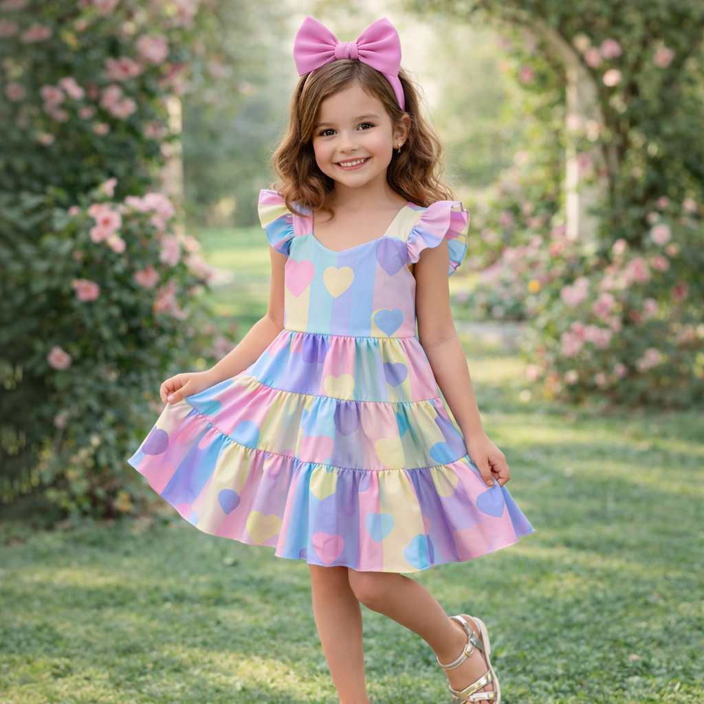 Vestido Infantil Luxo Premium Menina em Oferta na Shopee