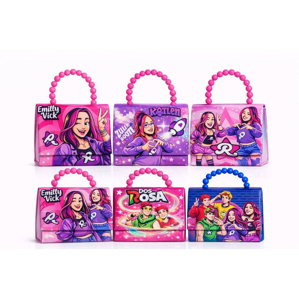 Bolsinha Emily Vick infantil Blogueira estilosa Dos Rosas em Oferta na Shopee