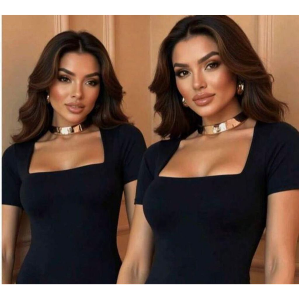 Blusa Mais Vendida Decote Quadrado Lançamento 2026 P AO G Justinha Modeladora