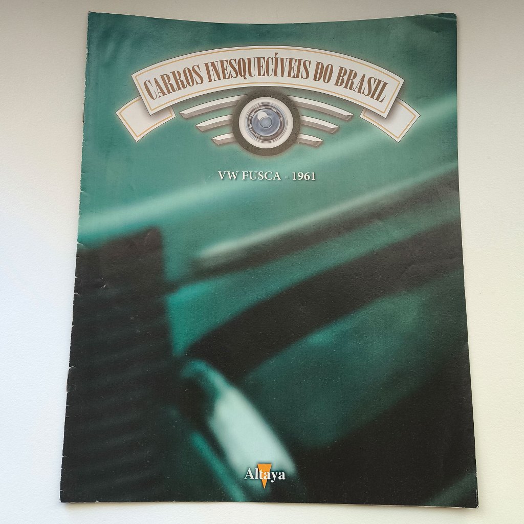 VW Fusca 1961 - Fascículo Carros Inesquecíveis do Brasil